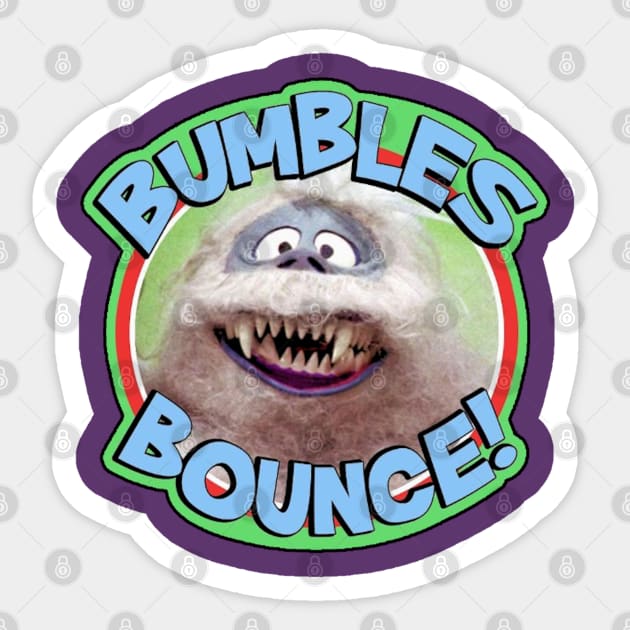 THE ABOMINABLE BUMBLE! Sticker by SquishyTees Galore!